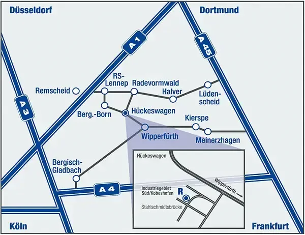 Directions Hueckeswagen